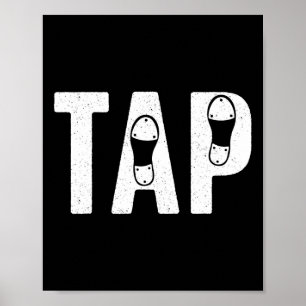 Cool Gestochen Tanz für Männer Frauen Stich Tänzer Poster