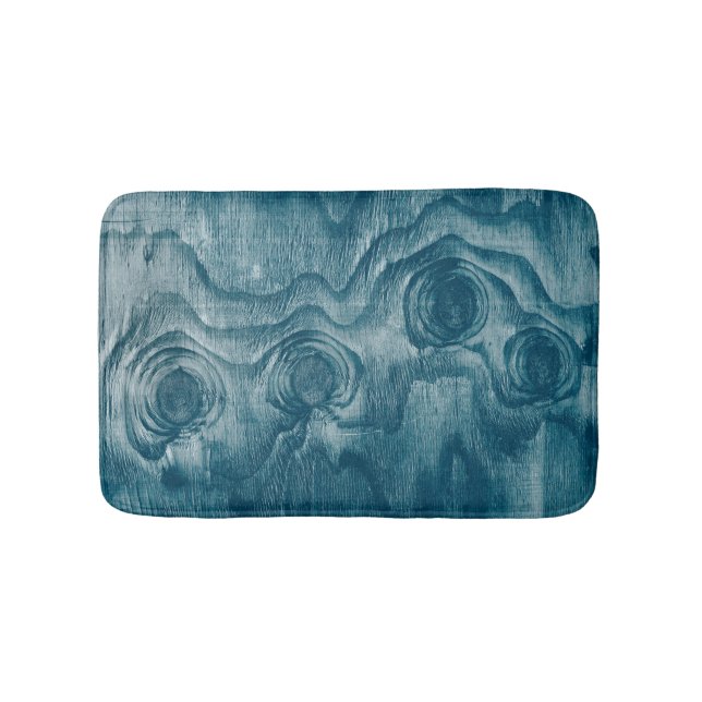 Cool gestrichene Holzkörnerkunst Badematte (Vorderseite)