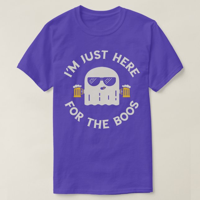 Cool Ghost Beer Halloween Drink Boos Funny Boos T-Shirt (Design vorne)