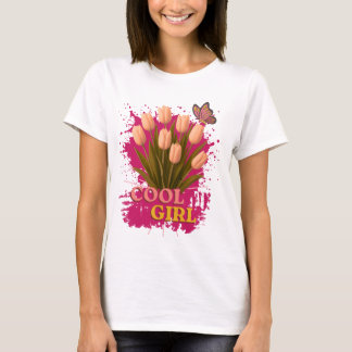 Cool girl design for women, Girls T-Shirt