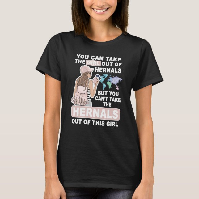 Cool Girl from Hernals City Proud Hernals Girl T-Shirt (Vorderseite)