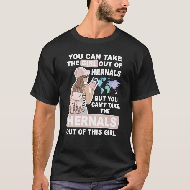 Cool Girl from Hernals City Proud Hernals Girl T-Shirt (Vorderseite)