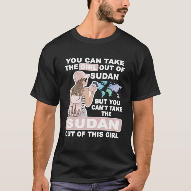 Cool Girl from Sudan  Proud Sudan Girl T-Shirt (Vorderseite)
