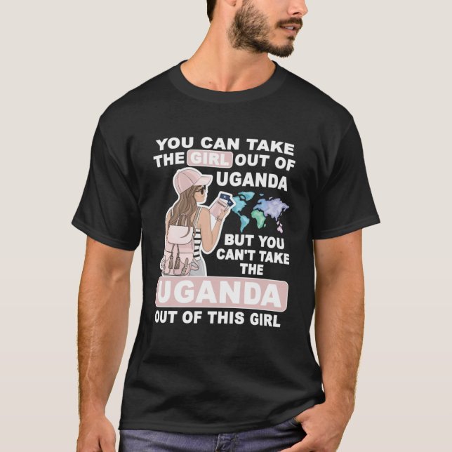Cool Girl from Uganda  Proud Uganda Girl T-Shirt (Vorderseite)