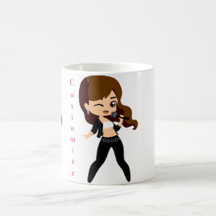 Cool Girl Sings Karaoke Thunder_Cove Kaffeetasse