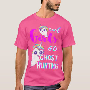 Cool Girls Go Geisterjagd Unicorn Geisterhäger P T-Shirt