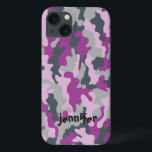 Cool Girly Pink Camouflage Camouflage Name Persona title_seo2<br><div class="desc">Camouflage Muster Design in Farbkombination von Rosa, lila und hellolivgrün und dunklerem Olivengrün in einem subtilen Grauton mit einem Platz für Ihren Namen. Personalisieren Sie ihn mit dem Namen des Empfängers oder passen Sie ihn an, wenn Sie den Schriftart, die Schriftgröße und die Textfarbe ändern und den Text verschieben möchten....</div>