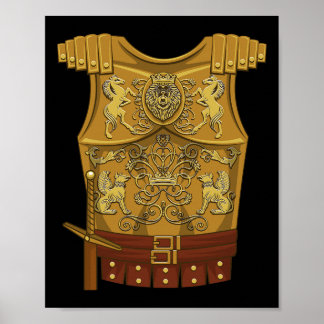 Cool Gladiator Halloween Combat Kostüm Kämpfer Gi Poster