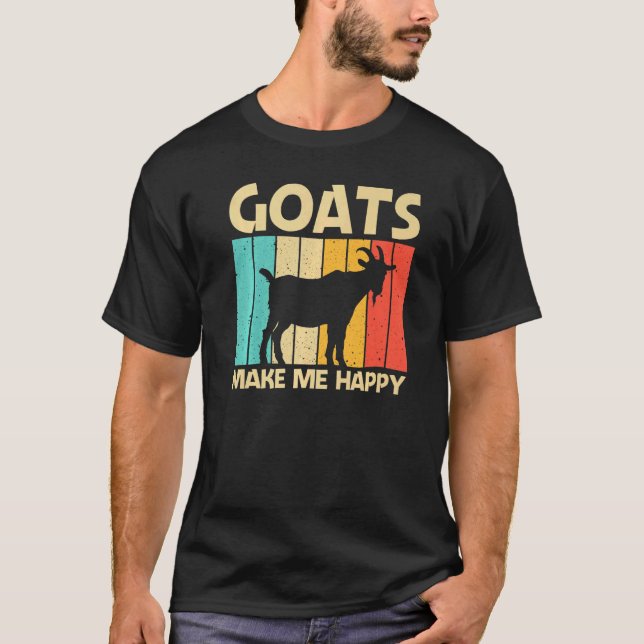 Cool Goat For Men Women Goat Farmer Farming T-Shirt (Vorderseite)