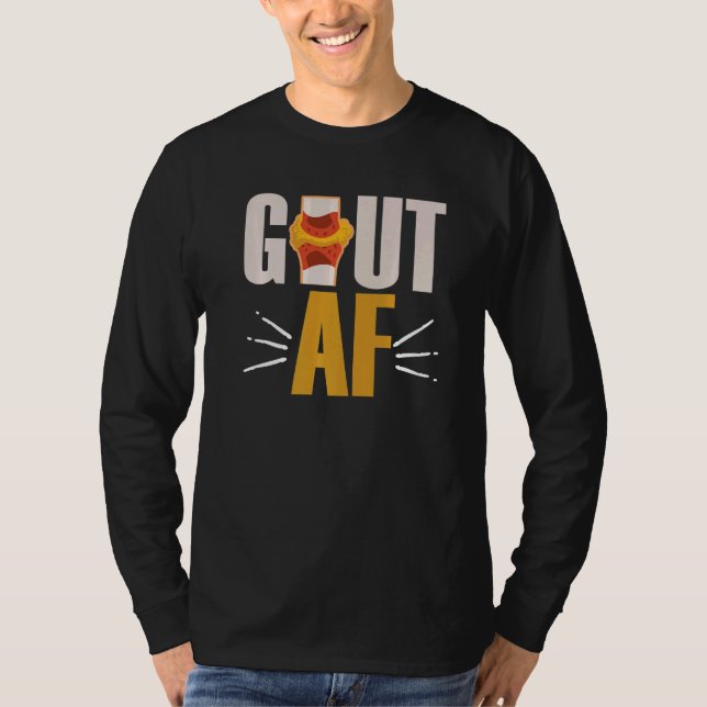 Cool Gout Af Arthritis Awareness Rheumatologen T-Shirt (Vorderseite)