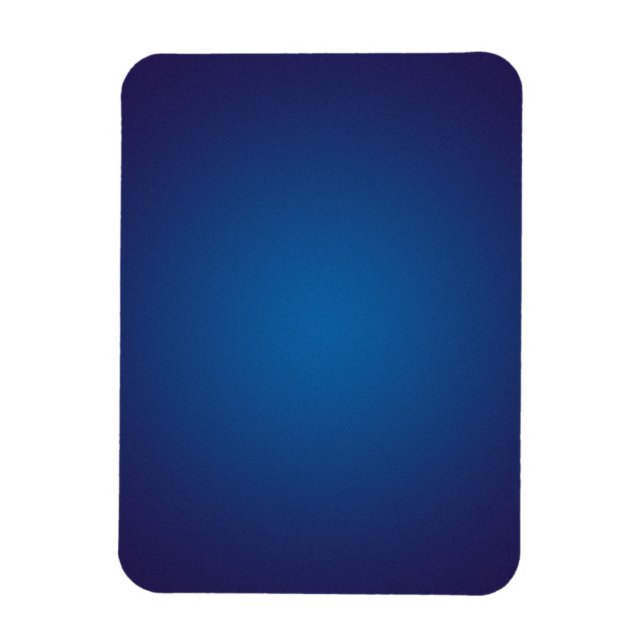 Cool Grainy Deep Blue Vignette Magnet (Vertikal)