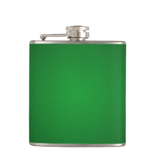 Cool Grainy Green-Black Vignette Flachmann