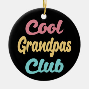Cool Grandpas Club II Keramik Ornament