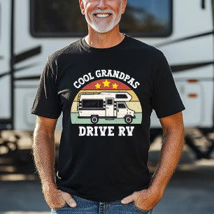 "Cool Grandpas Drive RV" Funny T-shirt