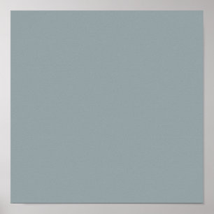 Cool grau (Vollfarbe) Poster