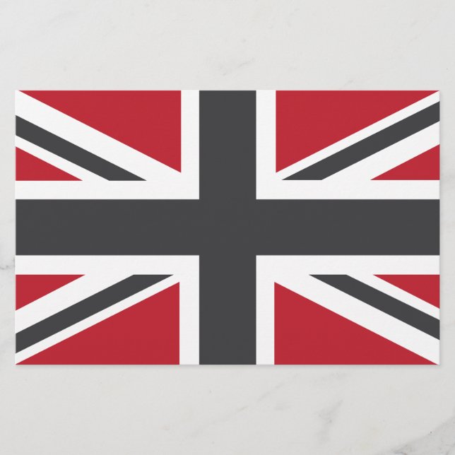 Cool-Graue Red Union Jack British(UK)-Flagge (Vorderseite)