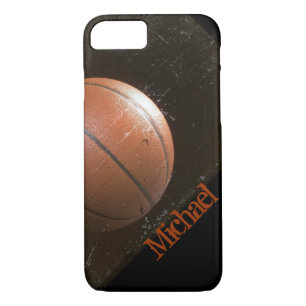 Cool Grunge Basketball Personalisiert iPhone 8/7 Hülle