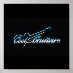 Cool Guitars Poster