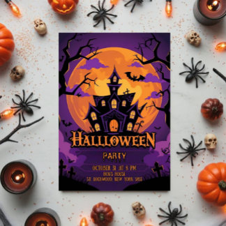 Cool Halloween Party Einladung