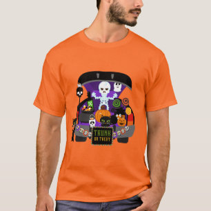 cool Halloween trunk traiter T-shirt de vacances 