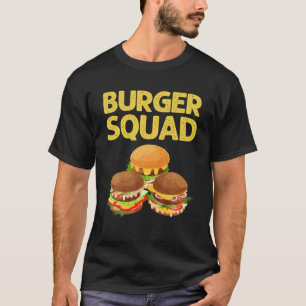Cool Hamburger Art Men Cheeseburger Fast Foss T-Shirt