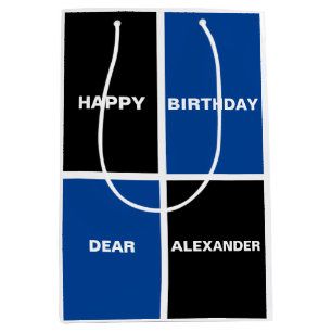Cool Happy Birthday Mittlere Geschenktüte