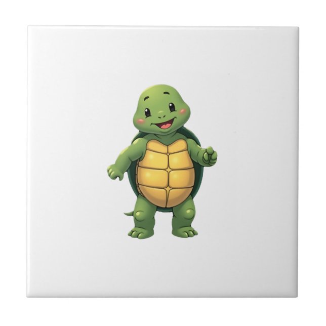 Cool Headless Turtle Halloween Costume _ Funny Laz Fliese (Vorderseite)