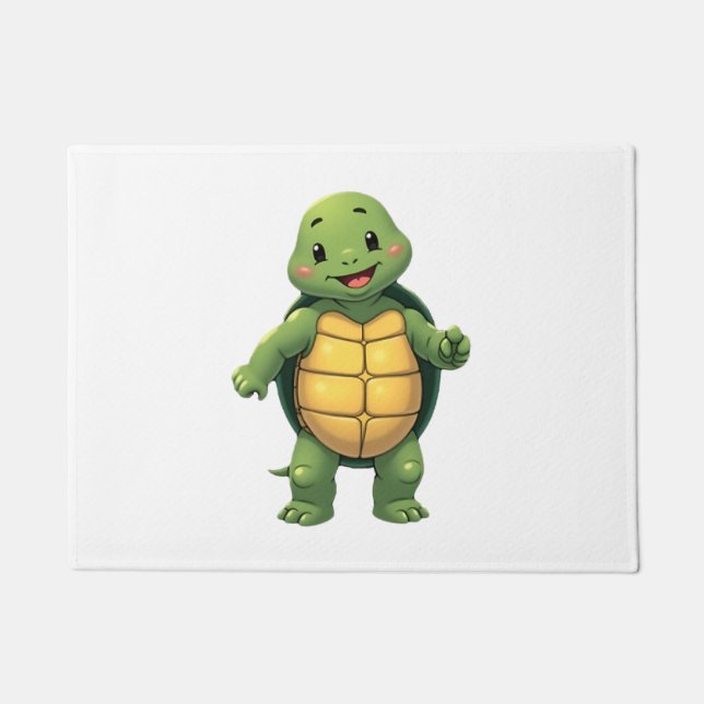 Cool Headless Turtle Halloween Costume _ Funny Laz Fußmatte (Vorderseite)