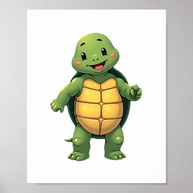 Cool Headless Turtle Halloween Costume _ Funny Laz Poster (Vorne)