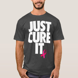 Cool heilen Sie einfach den rosa Ribbon Brustkrebs T-Shirt