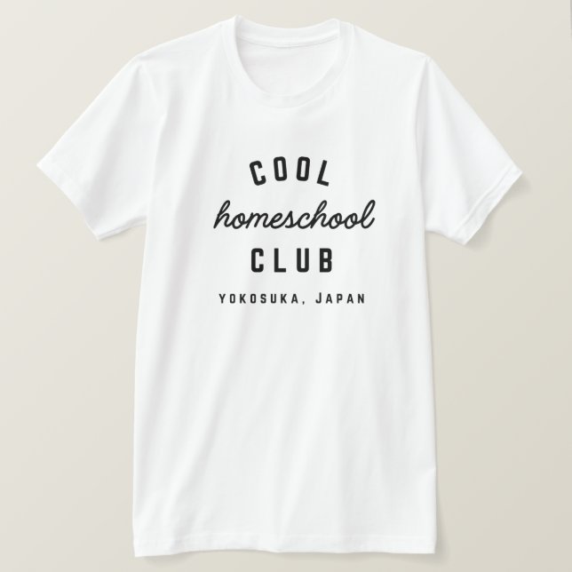Cool Homeschool Club Yokosuka Edition T-Shirt (Design vorne)