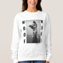 Cool Hunde Foto Personalisiert Frauen Sweatshirt
