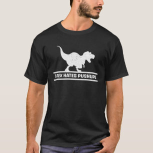 Cool I Rex Hates Dinosaur Workout Gym mot T-Shirt