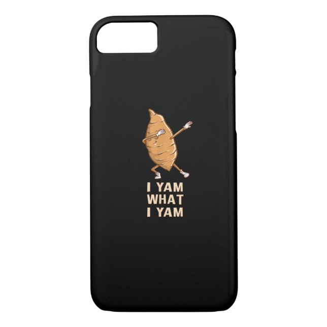 Cool I Yam What I Yam - Funny Dabbing Fan Dancer Case-Mate iPhone Hülle (Rückseite)