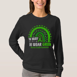 Cool im Mai tragen wir grüne Regenbogen-Seeleuten T-Shirt
