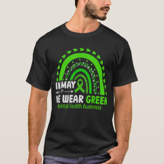 Cool im Mai tragen wir grüne Regenbogen-Seeleuten T-Shirt