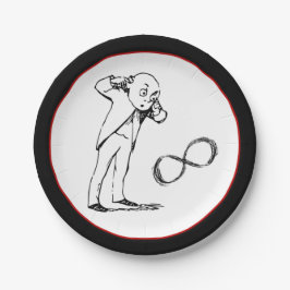 Cool Infinity Symbol Philosophie 7" Paper Teller