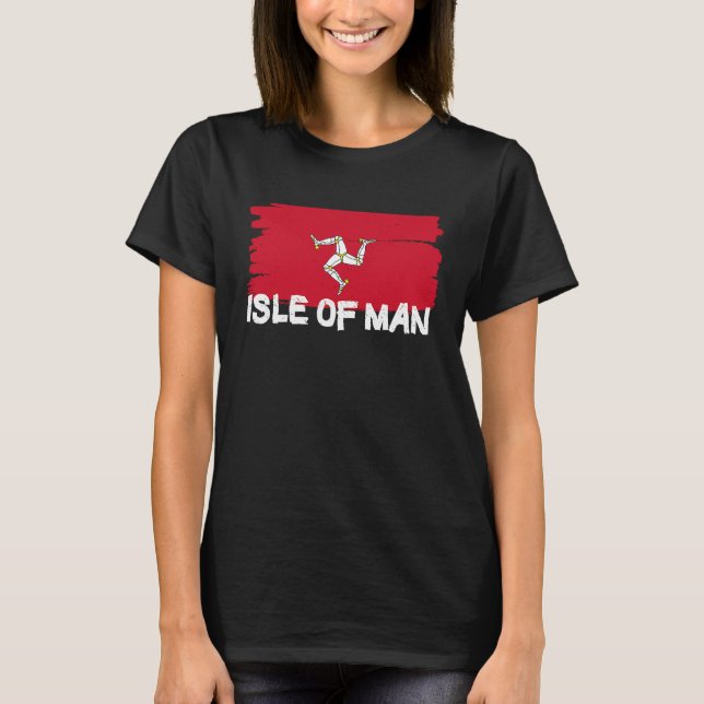 Cool Isle of Man Flag T-Shirt (Vorderseite)