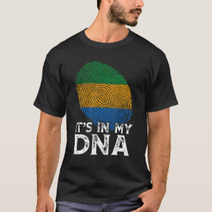 Cool ist es in meinem DNS Gabon Flag Fingerprint P T-Shirt