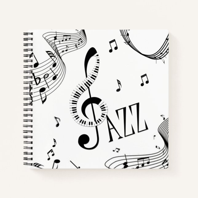 Cool Jazz Notizbuch (Vorderseite)
