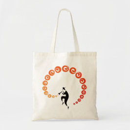 Cool Jazz Trumpet Music Yellow Orange Tragetasche
