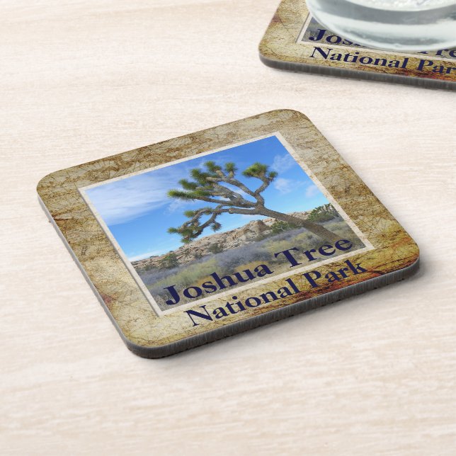 Cool Joshua Tree Cork Coaster! Getränkeuntersetzer (Linke Seite)