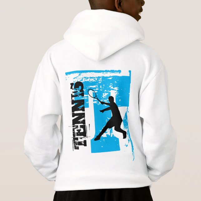 Cool joueur de tennis junior sweat - shirt à capuc (Dos)