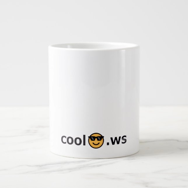cool Jumbo-Tasse (Vorderseite)