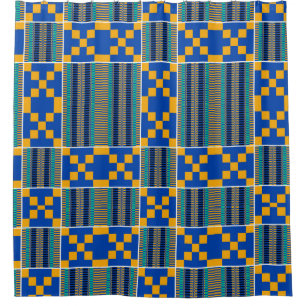 Cool Kente Design Duschvorhang