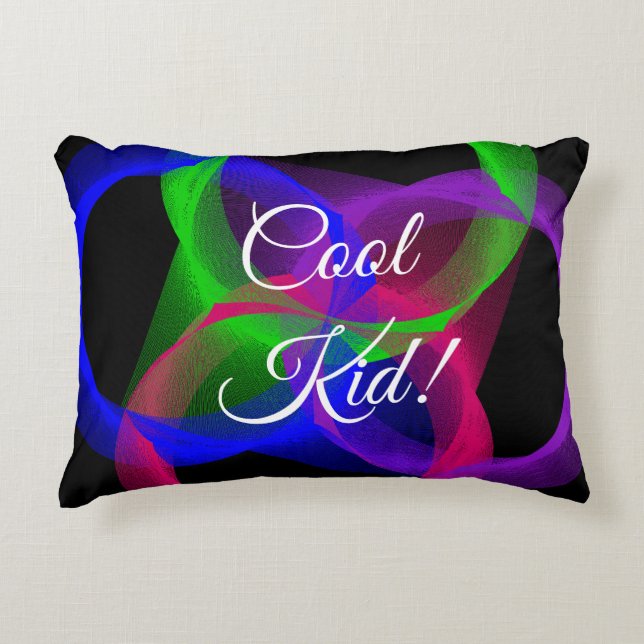Cool Kid Geometric Accent Pillow Dekokissen (Vorderseite)