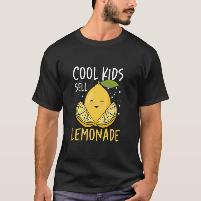Cool Kids verkaufen Lemonade Stand erfrischend Lem T-Shirt (Vorderseite)