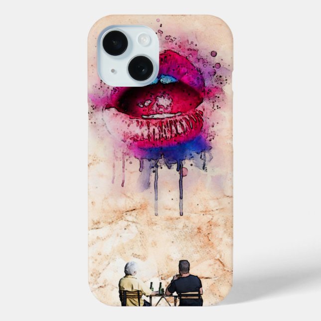 cool Kissie Case-Mate iPhone Hülle (Rückseite)
