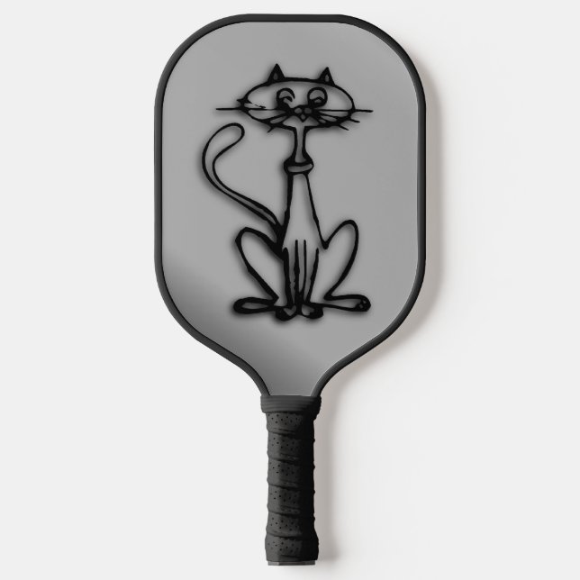 Cool Kitty Cat Pickleball Schläger (Vorderseite)