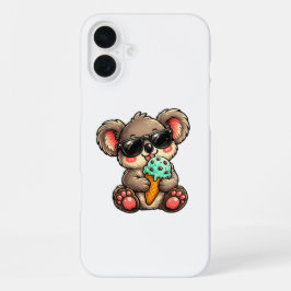 Cool Koala Eiscreme iPhone 16 Plus Hülle